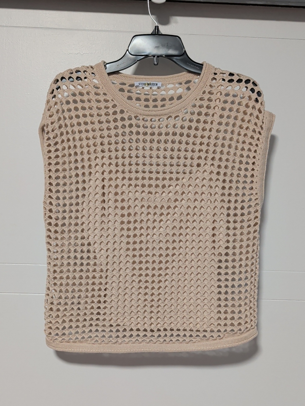 Steve Madden Open-Weave Knit Top EUC